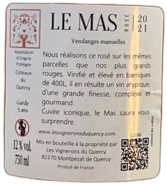 photo du vin le Mas Rosé