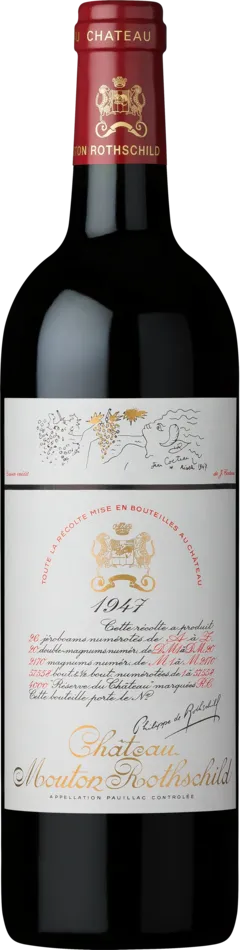 capture du vin Chateau Mouton Rothschild
