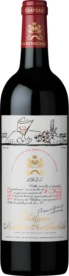 capture du vin Chateau Mouton Rothschild