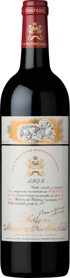 capture du vin Chateau Mouton Rothschild
