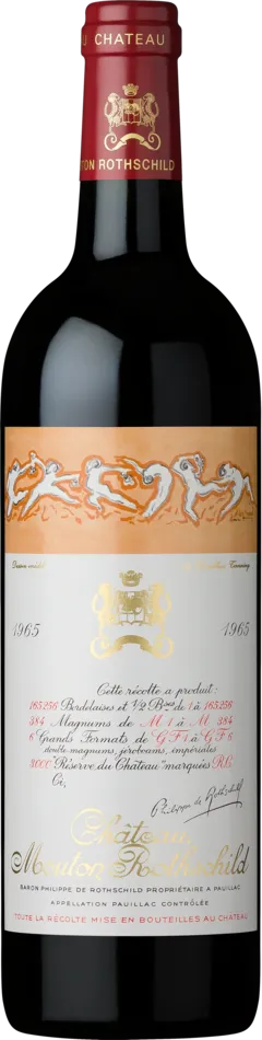 capture du vin Chateau Mouton Rothschild