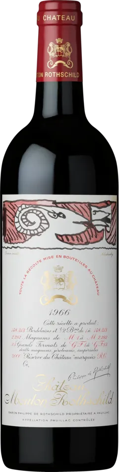 capture du vin Chateau Mouton Rothschild