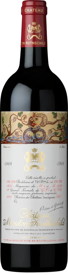 capture du vin Chateau Mouton Rothschild