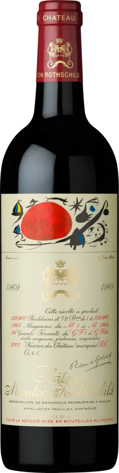 capture du vin Chateau Mouton Rothschild