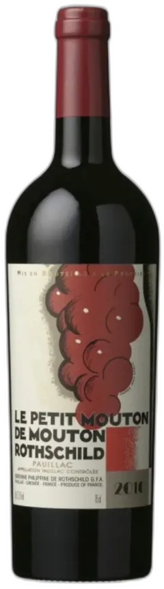 vue du vin Petit Mouton de Rothschild
