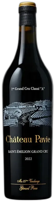 vue du vin Château Pavie