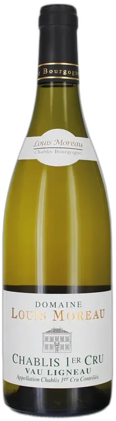 photo du vin Aoc Chablis 1er Cru Vau Ligneau Domaine Louis Moreau