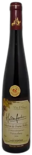 capture du vin Gewurztraminer Heissenberg Sélection de Grains Nobles