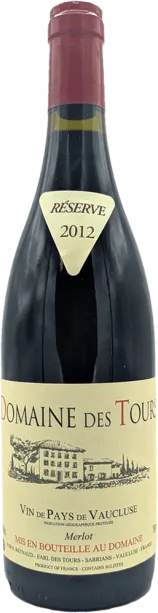 photo du vin Domaine des Tours Merlot