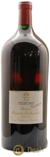 capture du vin Chateau Mouton Rothschild