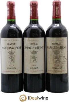 aperçu du vin Château Marquis de Terme Rouge
