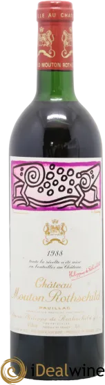 capture du vin Chateau Mouton Rothschild