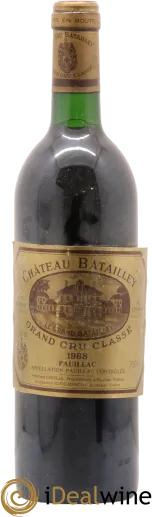 image du vin Château Batailley Rouge