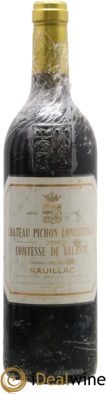 aperçu du vin Château Pichon Longueville Comtesse de Lalande