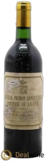aperçu du vin Château Pichon Longueville Comtesse de Lalande