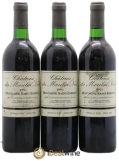 photo du vin Château du Moulin Noir Montagne Saint Émilion