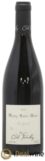 image du vin Cecile Tremblay Morey Saint Dens en Tres Grands Girard