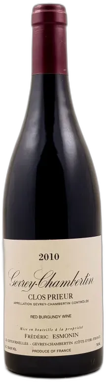 photo du vin Frederic Esmonin Gevrey Chambertin "Clos Prieur"
