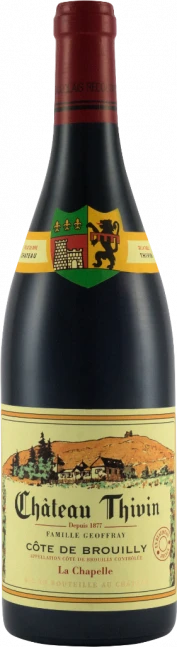 photo Cote de Brouilly du Chateau Thivin Cuvée la Chapelle 2022