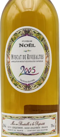image du vin Muscat de Rivesaltes