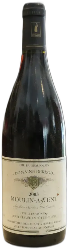 photo du vin Moulin a Vent Cuvee Vieilles Vignes Domaine Berrod