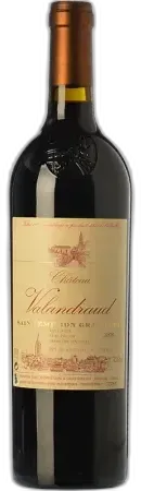 vue du vin Château Valandraud