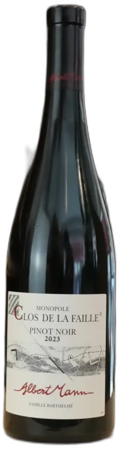 illustration du vin Alsace Aoc Pinot Noir Clos de la Faille Albert Mann