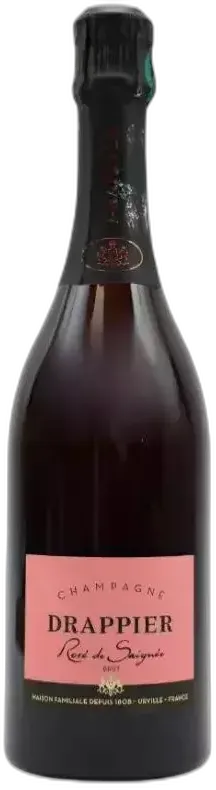 vue du vin Champagne Drappier Rosé de Saignée Rosé Drappier