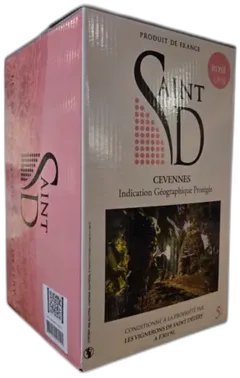 vue du vin Saint d Igp Gard BIB Rosé