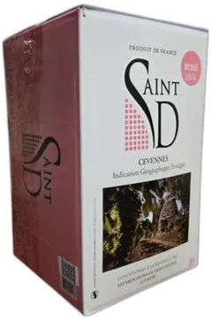 vue du vin Saint d Igp Gard BIB Rosé