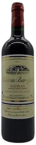 photo du vin Château Barréjat Cuvée Vieux Ceps Madiran Rouge