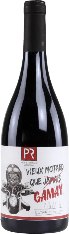 aperçu du vin Vieux Motard Que Gamay Collection Pierre Roissard