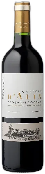 image du vin Château de Belloc Pessac-Léognan Rouge