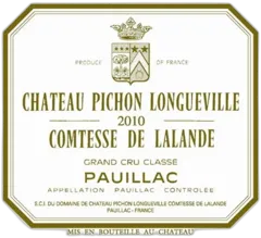 vue du vin Château Pichon Longueville Comtesse de Lalande