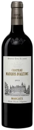 vue du vin Marquis d’Alesme