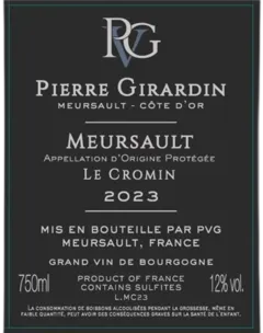 photo du vin Le Cromin