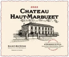 illustration du vin Château Haut Marbuzet