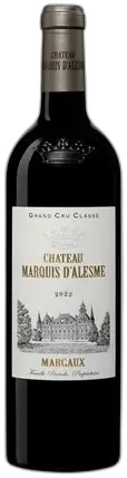 photo du vin Château Marquis d’Alesme 3ème Cru Classé
