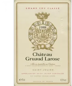 aperçu du vin Gruaud Larose