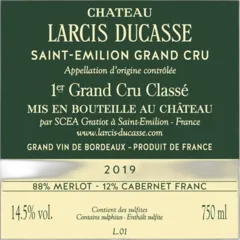 photo du vin Larcis Ducasse