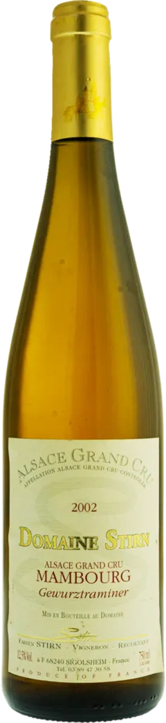 capture du vin Gewurztraminer Mambourg