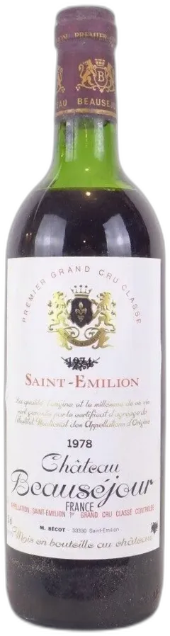 capture du vin Château Beauséjour Bécot