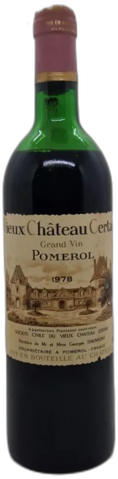 photo du vin Vieux Château Certan