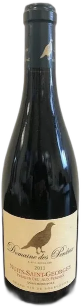 vue du vin Nuits Saint Georges 1er Cru Aux Perdrix Domaine des Perdrix