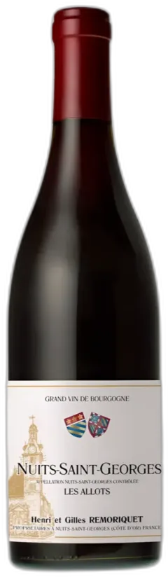 photo du vin Domaine Remoriquet Nuits-Saint-Georges les Allots Rouge