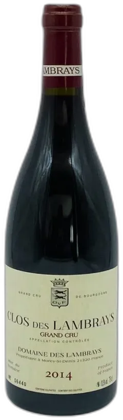 photo du vin Clos des Lambrays Grand Cru Domaine des Lambrays