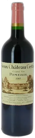 photo du vin Vieux Château Certan