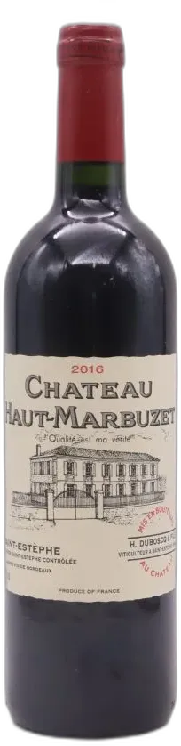 image du vin Château Haut Marbuzet