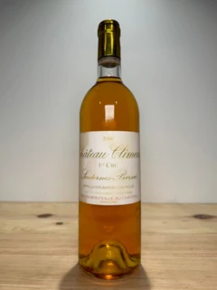 photo Château Climens 1 er Cru Sauternes 1986