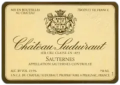 photo du vin Suduiraut